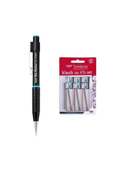 Pilot Versatil Kalem Shaker 0.7 Uç + Tombow 0.7 mm 2b Uç 6 Adet