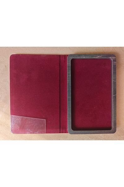 ankara menü (1 PC)21x14 Leather Calculation Box, Money Box, Bill, account top