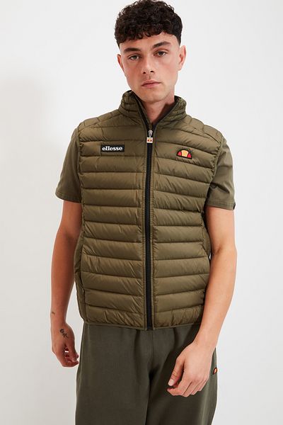 Ellesse Herren Stepp-Weste BARDY - Gilet, ärmellos, Stehkragen, Reißverschluss