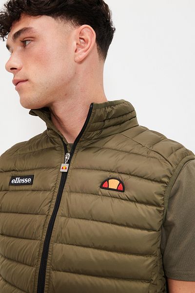 Ellesse Herren Stepp-Weste BARDY - Gilet, ärmellos, Stehkragen, Reißverschluss