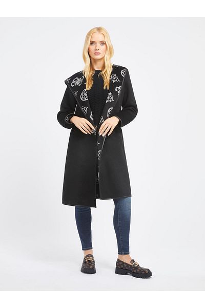 Guess women's black coat shop