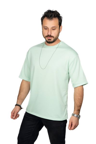MAXI DRY Μπλουζάκι Oversize κατά του ακραίου ιδρώτα, στεγανό σε υγρασία, διπλό στρώμα, πράσινο μέντας
