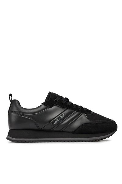 Calvin Klein LOW TOP LACE UP MIX BLACK MEN'S SNEAKERS