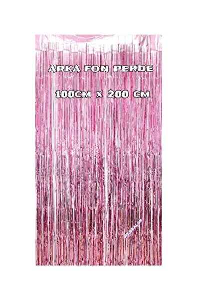 asöy Işıltılı Püsküllü Parti Arka Fon - Kapı Duvar Perdesi Arkafon