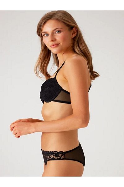 Pierre Cardin 4861 Underwire Push Up Padded Lace Fancy σουτιέν και εσώρουχα σετ εσωρούχων