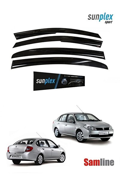 SUNPLEX Renault Symbol 2010 Model cam Rüzgarlığı Takım (4 adet)