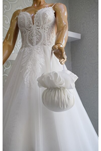 paris in paris Off-White Νυφικό Κοσμήματα και πουγκί - Νυφική τσάντα