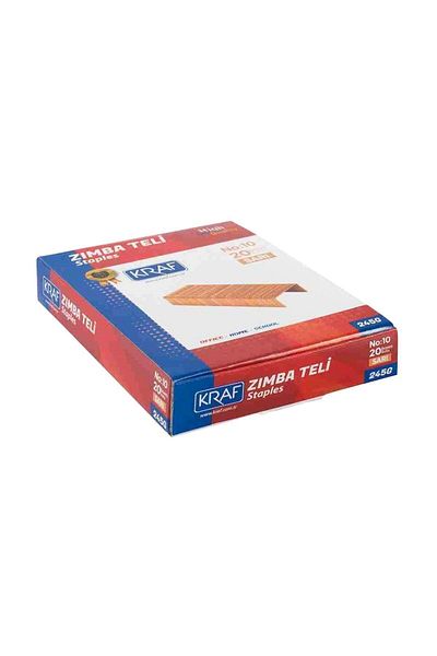 KRAF Staple Wire No:10 Yellow 20 Boxes of 1000