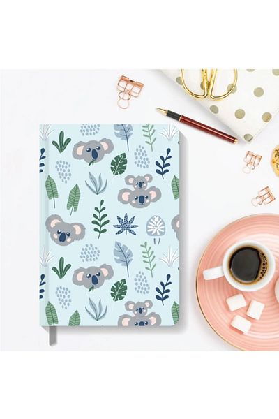 AKILLICA Caiet Elastic cu rigle Caiet cu copertă rigidă 13x21 Cm Caiet cu copertă rigidă Koala