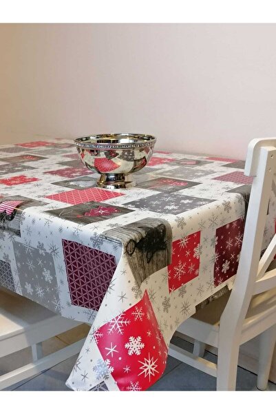 Başak Ev Tekstili Fiber PVC Oilcloth - Patterned Removable Tablecloth