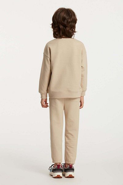 GRIMELANGE Σετ αθλητικής φόρμας Majuro Boy's Embroidered Beige