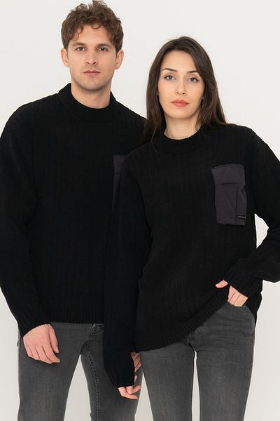 Jack & Jones Pocket Detailed Crew Neck Sweater - Metro