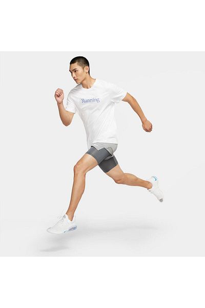 Nike Men's White Running T-shirt