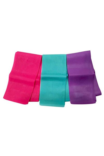 Tayzon Set de 3 cauciucuri de rezistență Pilates 3 bucăți Set de cauciucuri P...