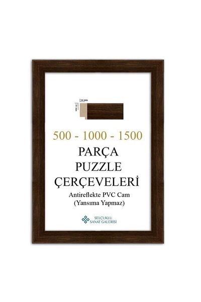 AS TİCARET Puzzle Frame 30 Mm 48x68 Cm (1000 Pieces) Brown