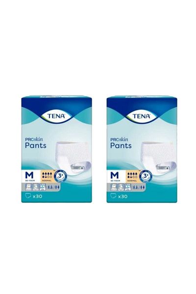 TENA Pants Absorbent Panties Patient Diapers Medium 2 Packs of 30
