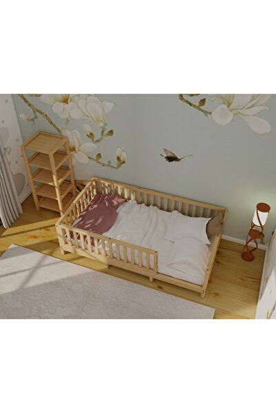 woodandmontessori Çift Kullanımlı Montessori Çocuk Yatağı