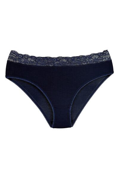 Sensu Set de 3 chiloți din dantelă din țesătură din bambus pentru femei Kts1094