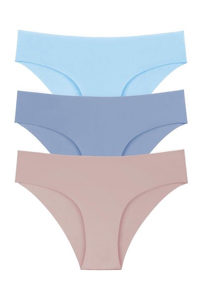 Sensu Set de 3 chiloți lycra tăiați cu laser pentru damă