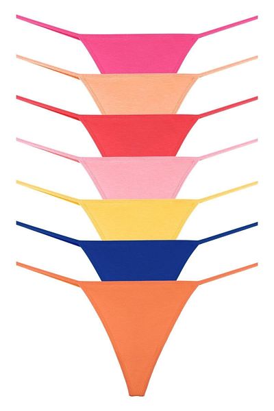 Sensu Women's Stringed String 7 Pack Set - Kts2086
