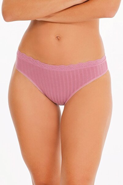 Sensu Set de 3 chiloți pentru femei din dantelă cu nervuri - Kts1207