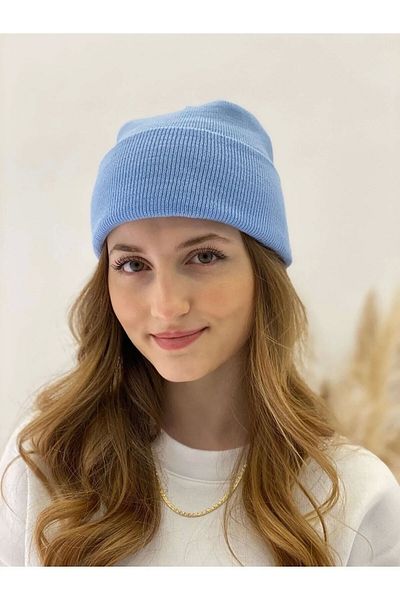 MinaCarin Beretă de bază Unisex Albastru