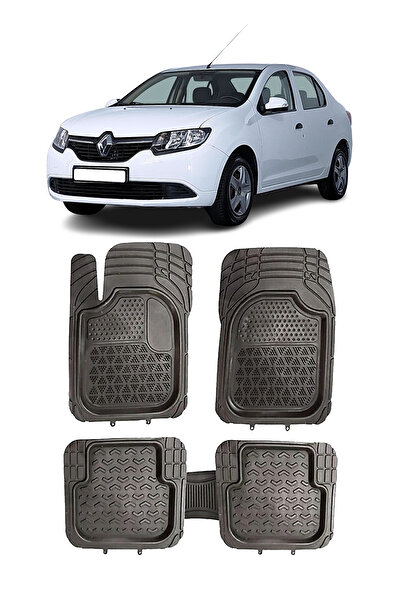 Sare Tuning Renault Symbol 2013 Sonrası Araca Uyumlu 3d Havuzlu Siyah Oto Paspas Takımı