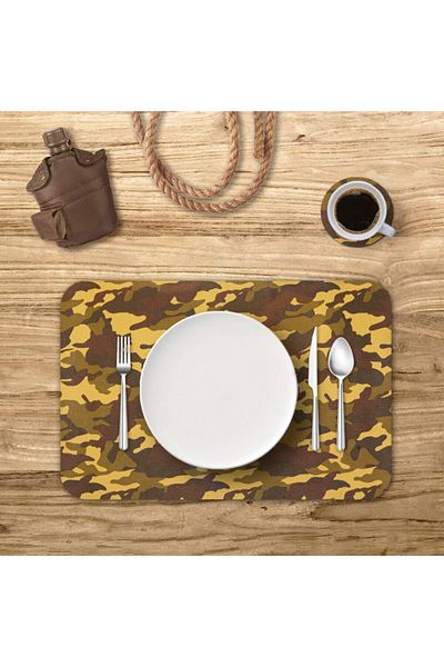 GoLite American Camping Service Set - 8 τεμαχίων πιάτων και παρουσίασης Suplas / Desert Camouflage