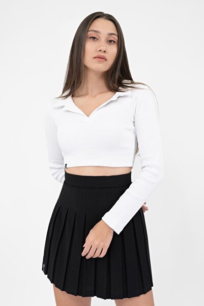 Soyo Γυναικεία Πλεκτή Μπλούζα με λαιμόκοψη Polo