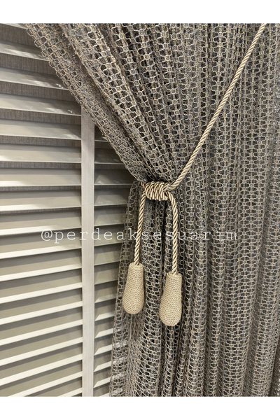 csstor Armut Model Kornişten Perde Toplama Aksesuarı (150 CM) 1 Adet