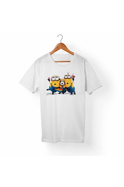 Alfa Tshirt تي شيرت أبيض للأطفال من Minions