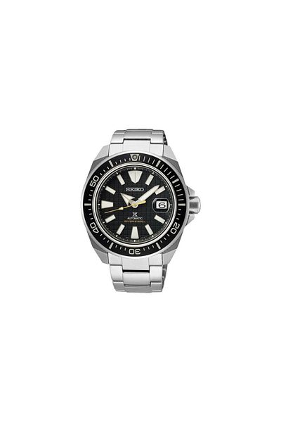 Seiko Srpe35k Automatic Steel Gray Black Dial Sapphire Glass 20 Atm 44 Mm Men's Wristwatch