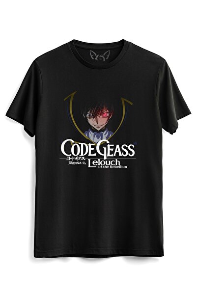 Alfa Tshirt تي شيرت أسود مطبوع للأطفال من Code Geass
