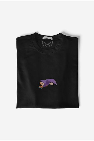 Alfa Tshirt Παιδικό μαύρο μπλουζάκι Animal Eagle Digital Printed