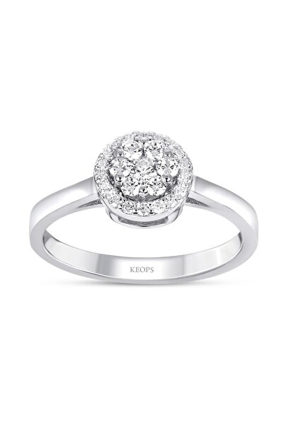 Keops Pırlanta 0.31 Karat Pırlanta Coronet Fantezi Yüzük