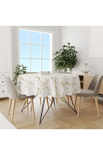 Herseyygüzell Fata de masa rotunda din PVC sters 140cm diametru