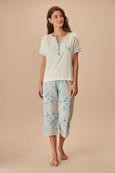 SUWEN Melani Capri Set