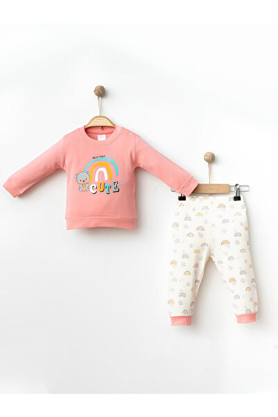 Rise Raba Baby 100% Cotton Long Sleeve 2-Piece Bodysuit and Trousers Set 6-18...