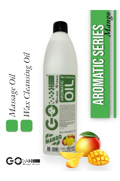Go Studio Works زيت المانجو للتدليك والشمع 1000 مل