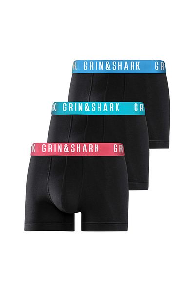 GRINSHARK Lycra Box of 3 Premium Men's Boxers Tailored Collection