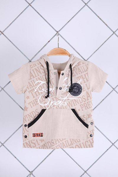 Babyhola 6-24 Months Linen Shirt T-shirt Trousers Baby Boy Children's Holiday 3-Piece Suit 1130
