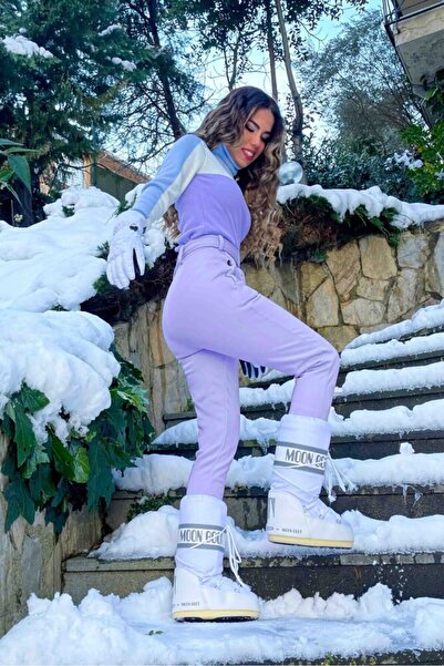 BERFUĞ KIRAN LİLA DAR PAÇA KAYAK PANTOLONU