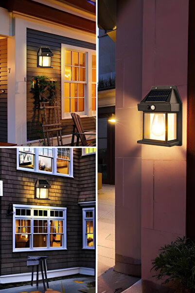 Riddex 2025 Model Şık Görünümlü Suya Dayanıklı Hareket Sensörlü Güneş Enerjil...