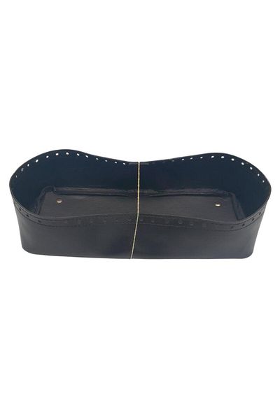 angel çanta aksesuar Angel Bag Accessory Black Artificial Leather 28x13 cm High Bag Base Light Gold Metal