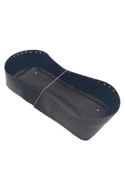 angel çanta aksesuar Angel Bag Accessory Black Artificial Leather 28x13 cm High Bag Base Light Gold Metal