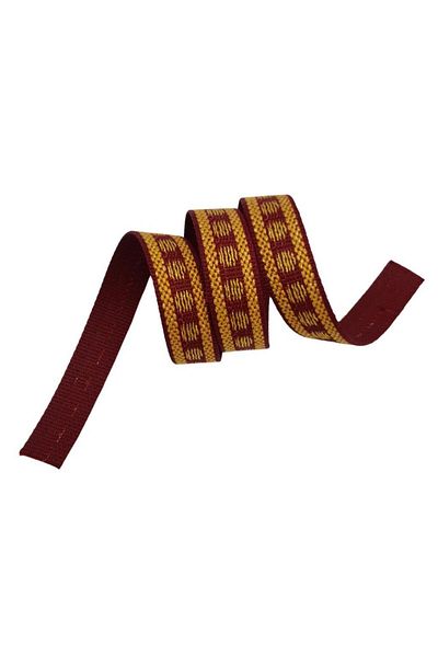 angel çanta aksesuar Angel Bag Accessory 3 cm Polyester Column Claret Red Gold Glitter 1 Meter