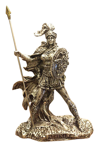 ArtemisDükkan Athena Savaş Ve Bilgelik Tanrıçası Heykeli 26 Cm