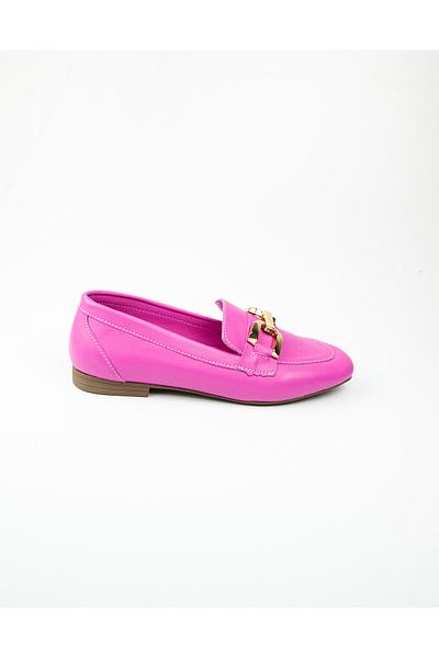 Zeyn 7680 Fuchsia Leather Casual Women's Shoes