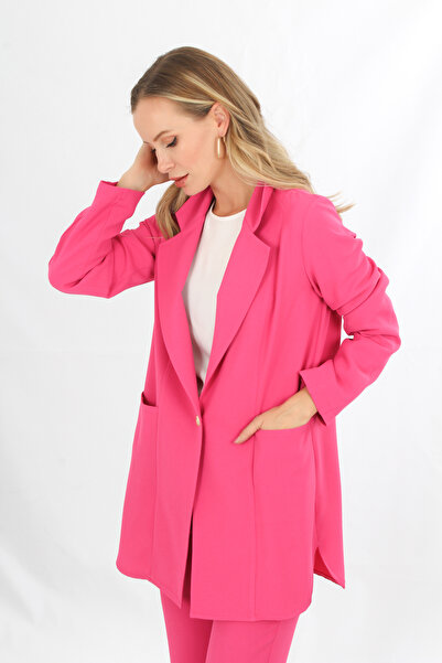 AYŞE NUR YELKEN krep ceketli takım