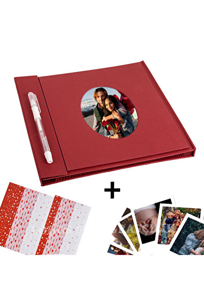 Lodos Kendin Yap Anı Defteri Jel Kalem + Sticker + 20 Adet Polaroid Fotoğraf Hediyeli